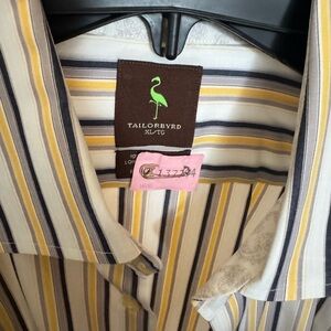 Tailorbyrd Multicolor Striped Shirt XL